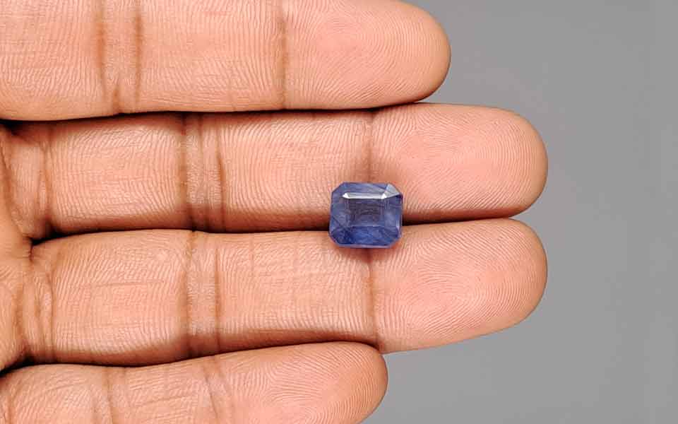 Blue Sapphire (Neelam) Gemstone - 6.65 Carats