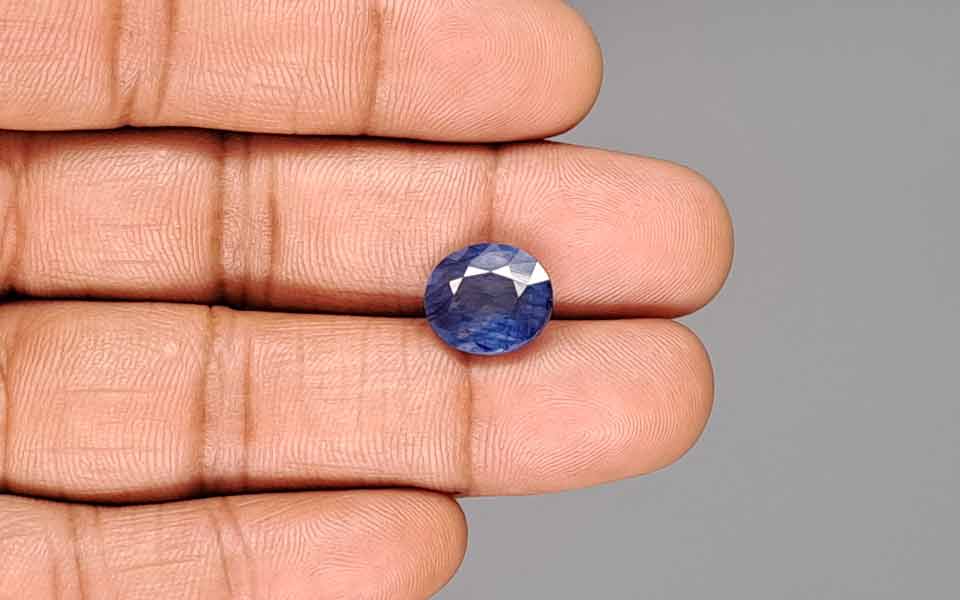 Blue Sapphire (Neelam) Gemstone - 6.92 Carats