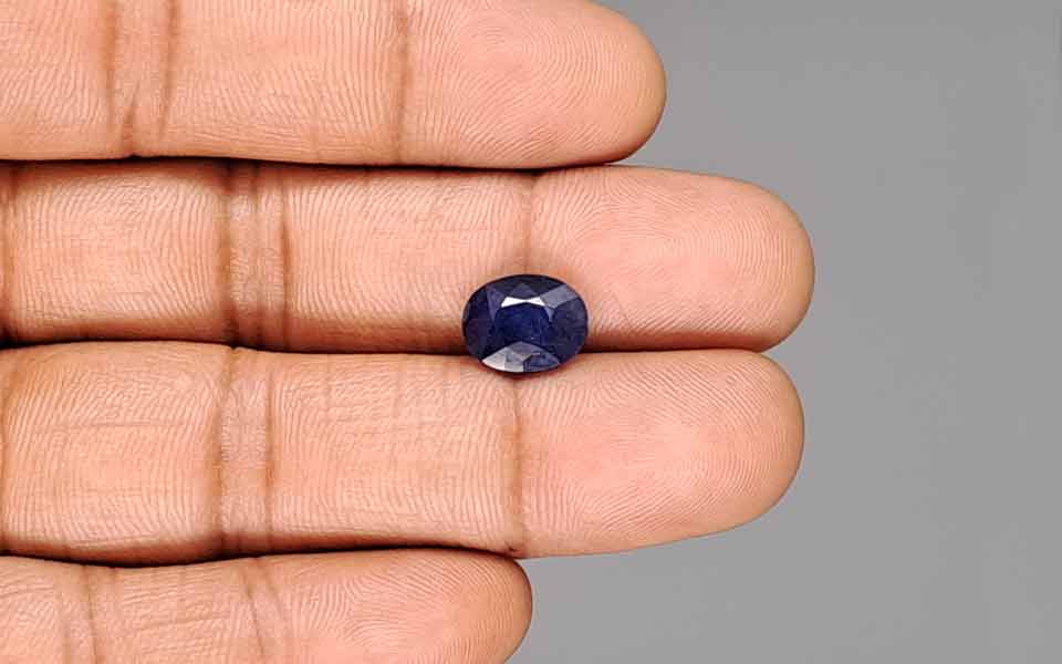 Blue Sapphire (Neelam) Gemstone - 7.34 Carats