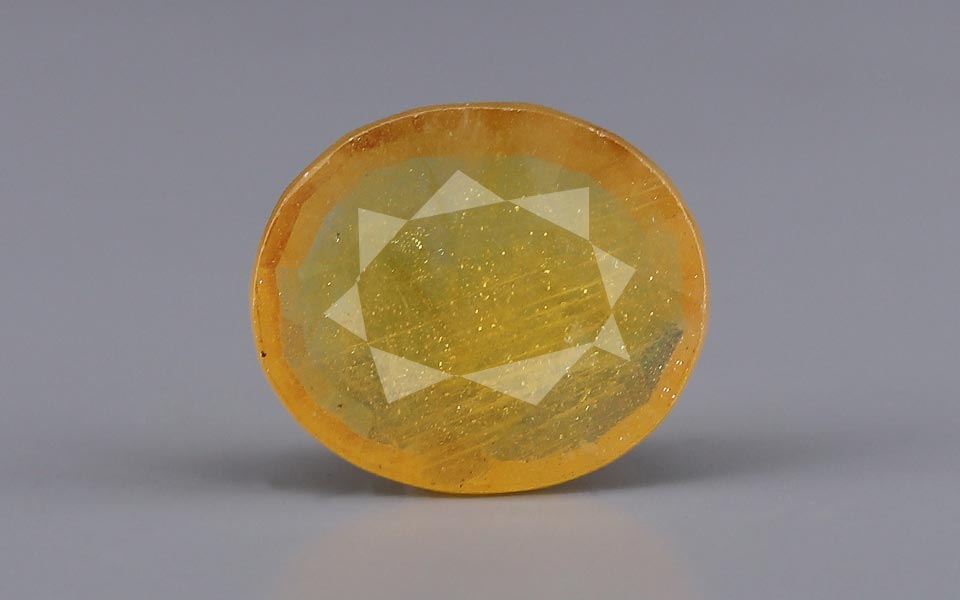 Yellow Sapphire (Pukhraj) Gemstone - 11.37 Carats