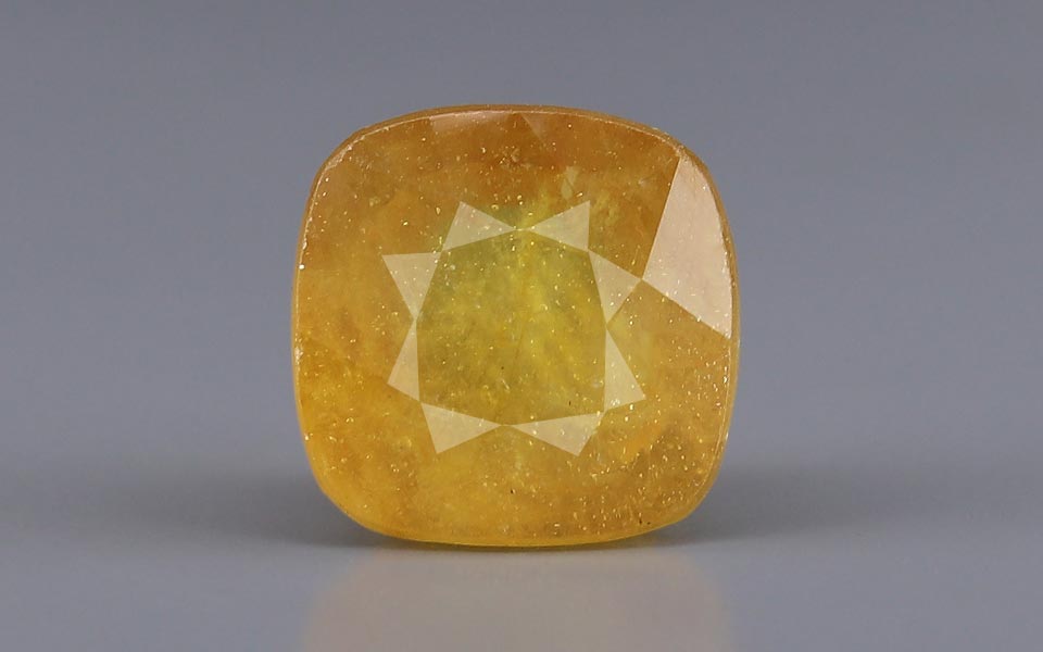 Yellow Sapphire (Pukhraj) Gemstone - 11.52 Carats