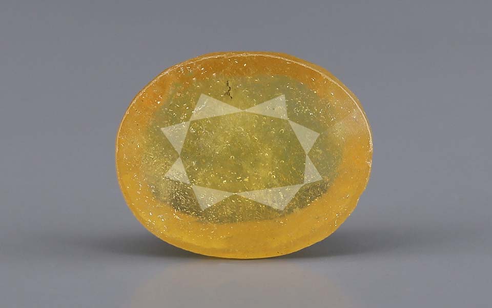 Yellow Sapphire (Pukhraj) Gemstone - 13.11 Carats