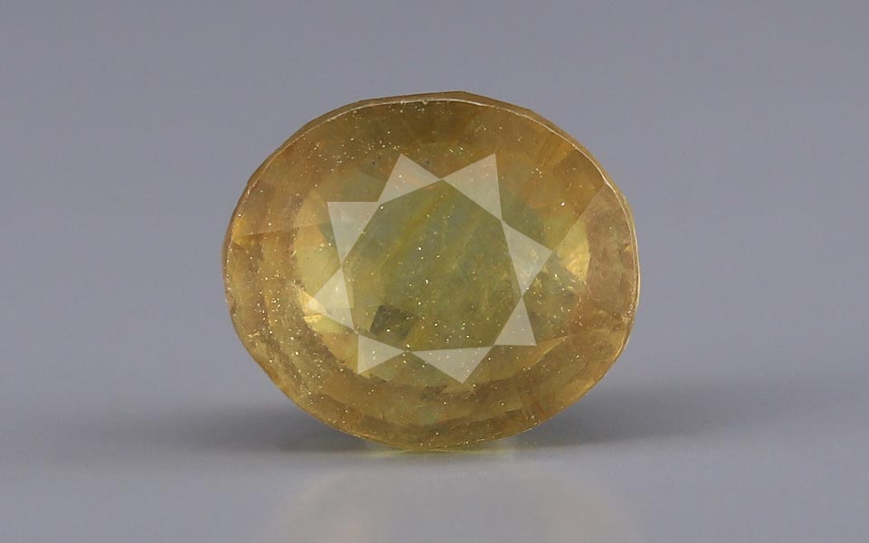 Yellow Sapphire (Pukhraj) Gemstone - 6.81 Carats