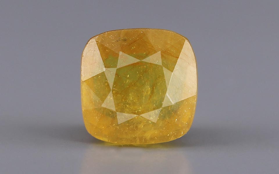 Yellow Sapphire (Pukhraj) Gemstone - 6.87 Carats