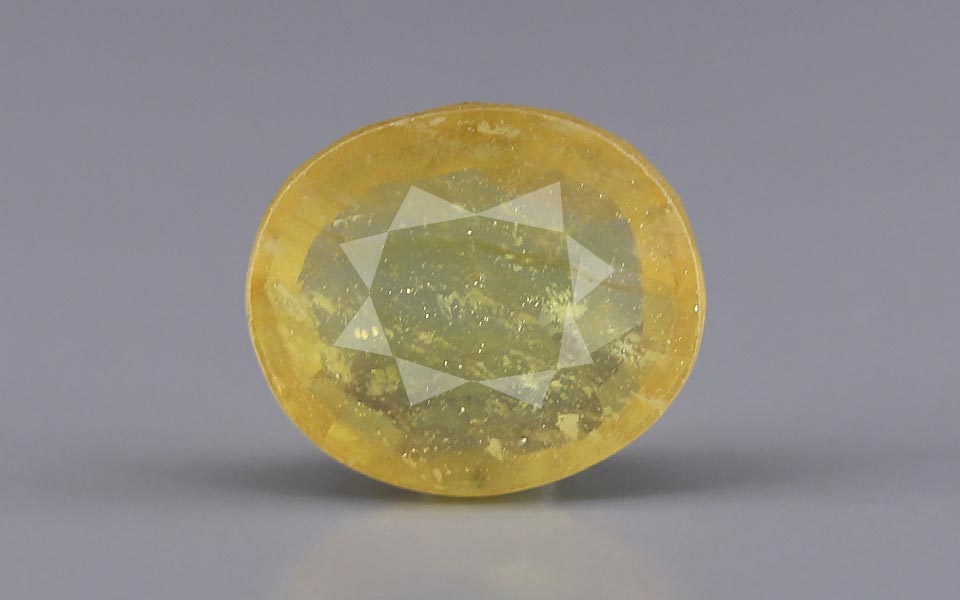 Yellow Sapphire (Pukhraj) Gemstone - 7.6 Carats