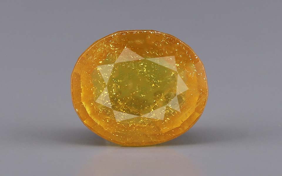 Yellow Sapphire (Pukhraj) Gemstone - 7.63 Carats