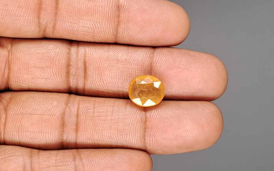 Yellow Sapphire (Pukhraj) Gemstone - 7.64 Carats