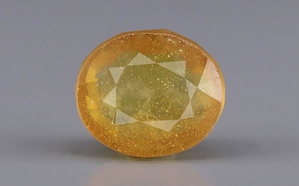 Yellow Sapphire (Pukhraj) Gemstone - 7.64 Carats
