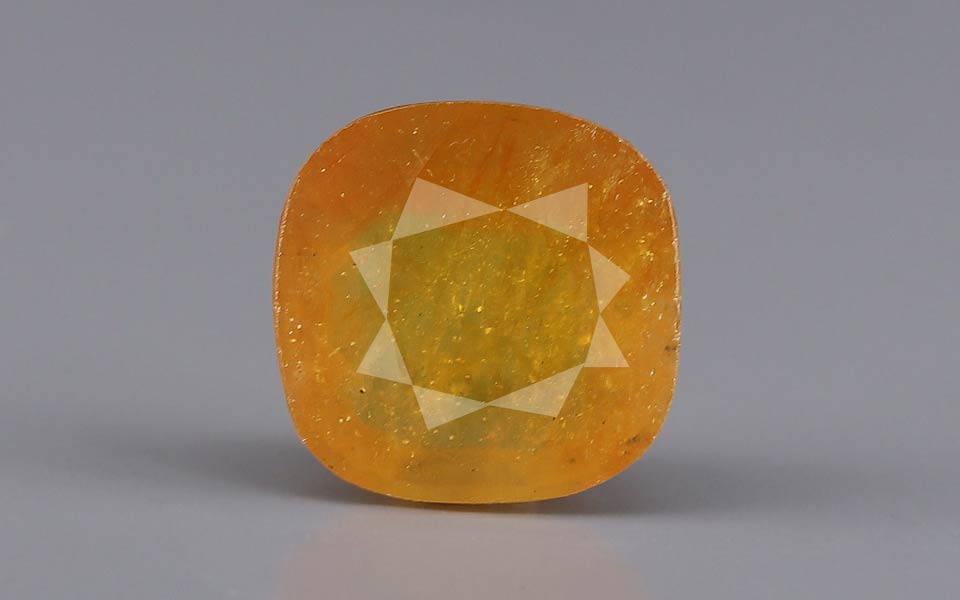 Yellow Sapphire (Pukhraj) Gemstone - 7.72 Carats