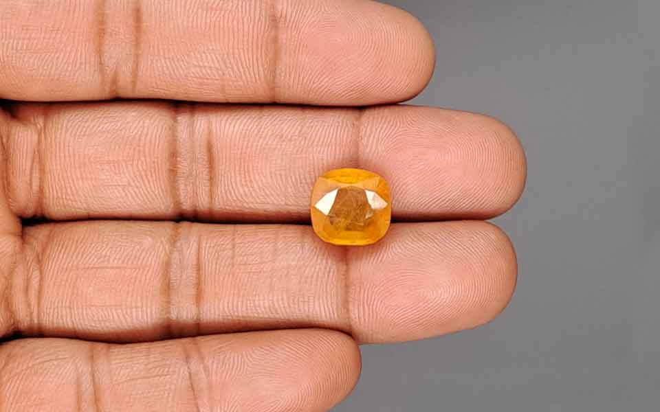 Yellow Sapphire (Pukhraj) Gemstone - 7.72 Carats