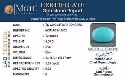 Turquoise - 4.66 Carats