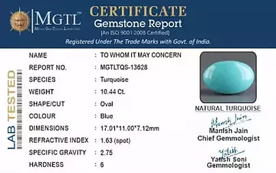 Turquoise - 10.44 Carats