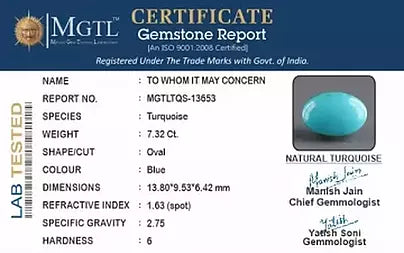 Turquoise - 7.32 Carats