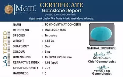 Turquoise - 4.55 Carats