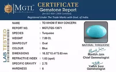 Turquoise - 7.89 Carats
