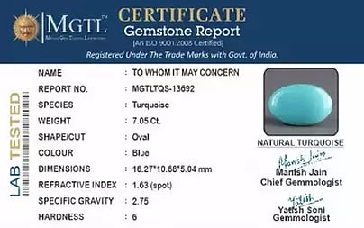 Turquoise - 7.05 Carats