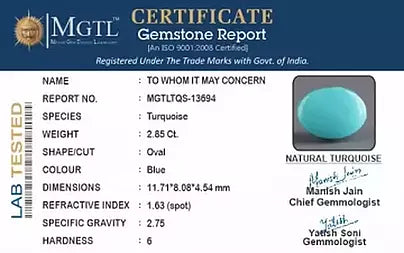 Turquoise - 2.85 Carats