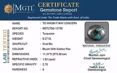 Turquoise - 6.27 Carats